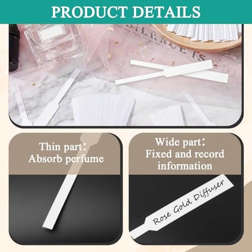 1000 Pieces Perfume Tester Strips - Premium Fragrance Blotter for Aromatherapy