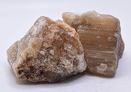 HQRP Orange Cats Eye Stilbite Rough Specimen Crystal Mineral for Carving