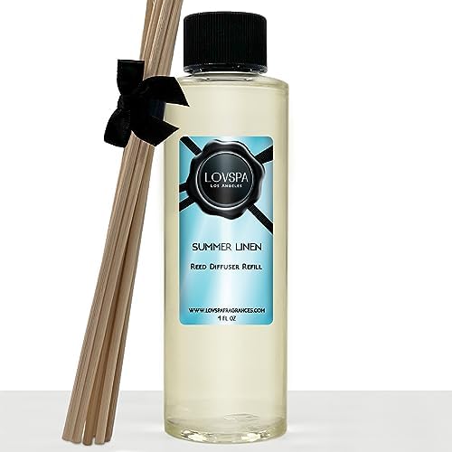 LOVSPA Summer Linen Diffuser Oil Refill with Replacement Reeds