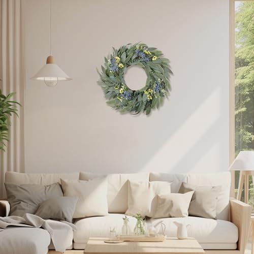 26 Inches Large Eucalyptus Spring Wreath for Front Door