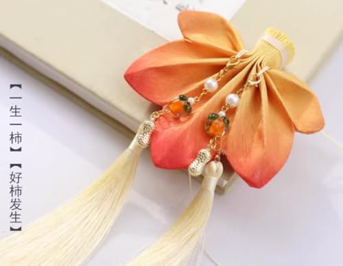 Maple Leaf Lotus Style Fragrant Sachet with Tassel
