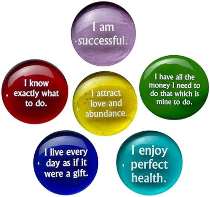 Lifeforce Glass Affirmation Stones Set II