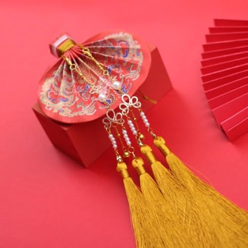 Red Dragon and Phoenix Handmade Fragrant Bag for Hanfu Accessories