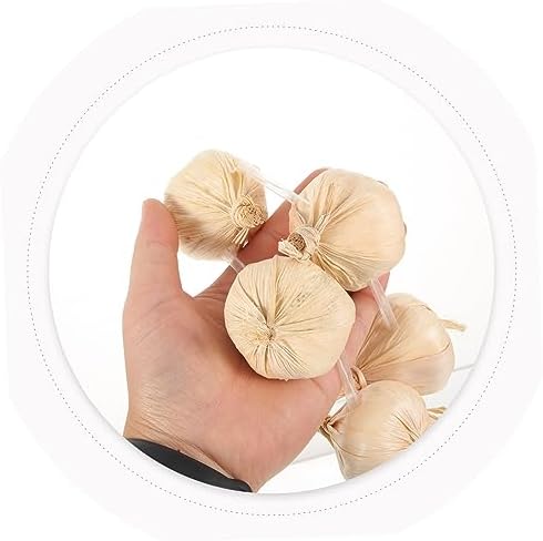 Cabilock Realistic Garlic String Wreath Decor Prop