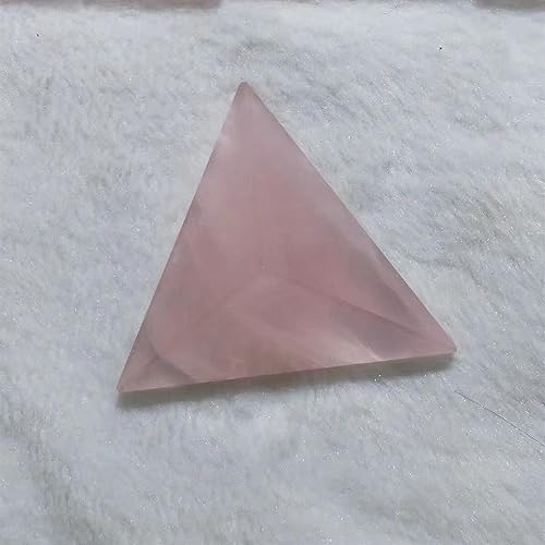 KatLin Natural Pink Crystal Pyramid Ornament 40mm