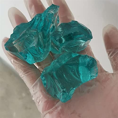 ASHDEL 1PC Sea Glaze Crystal Stone for Indoor Fountain