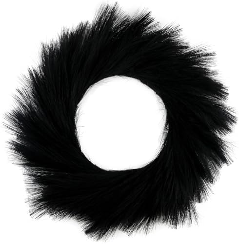 24 Inch Artificial Pampas Grass Wreath for Home Halloween Decor