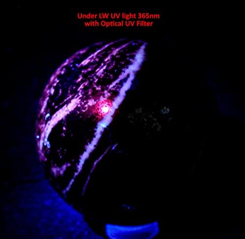 55mm Deep Purple Lilac Kammererite Sphere with Stand