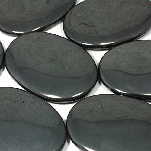 CrystalAge Hematite Palm Stone 70x50mm