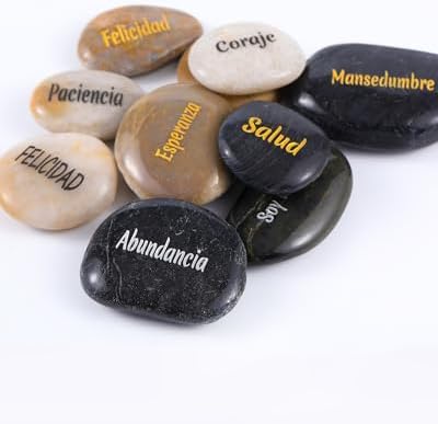 ROCKIMPACT 100 Spanish Engraved Rocks for Inspiration