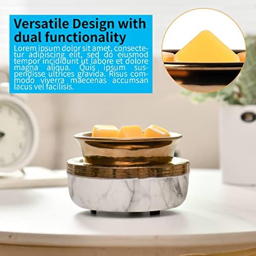 Mocosa Ceramic Wax Warmer 3-in-1 Electric Scented Candle Burner
