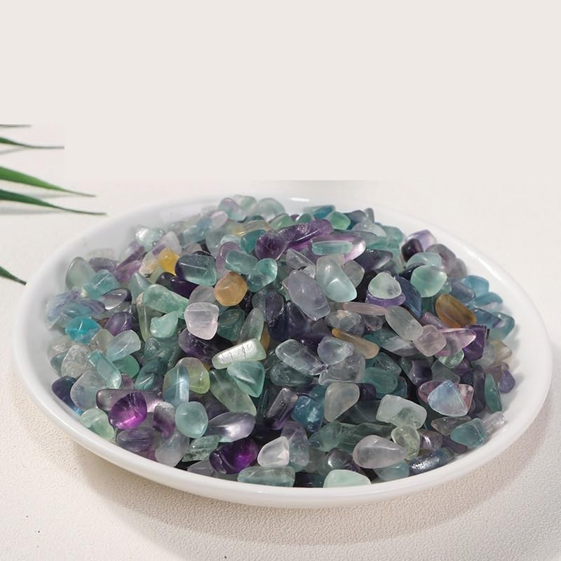 NASTYA Natural Color Fluorite Crushed Stones 7-9mm