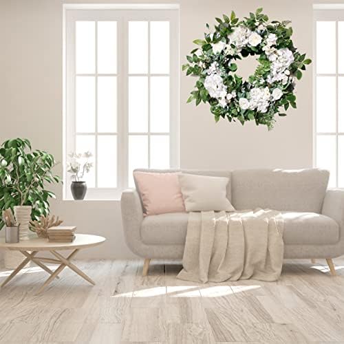 24 Inch Artificial Spring Summer Wreath for Front Door