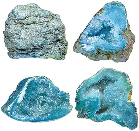 Mookaitedecor Bundle - 2 Item Crystal Geode Set