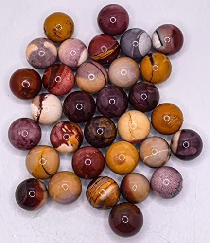 HQRP 20mm Mookaite Jasper Sphere Multicolor Natural Gemstone Collectible Ball