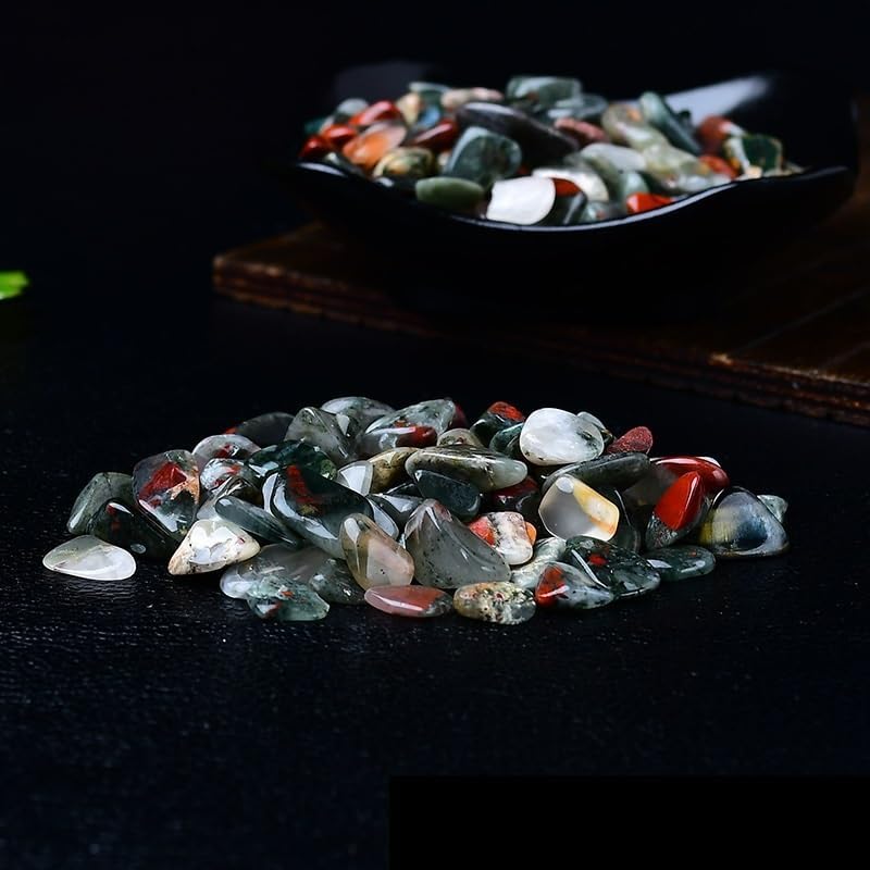 NASTYA Natural Dragon Blood Stone Gravel 7-9mm 1000g