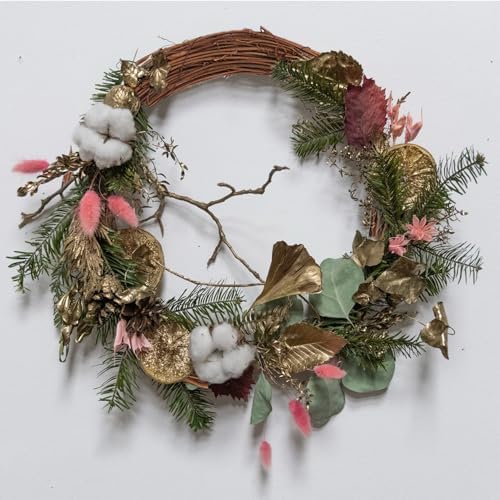 9 Pcs 10 Inch Natural Grapevine Wreath Set for DIY Crafts and Home Decor