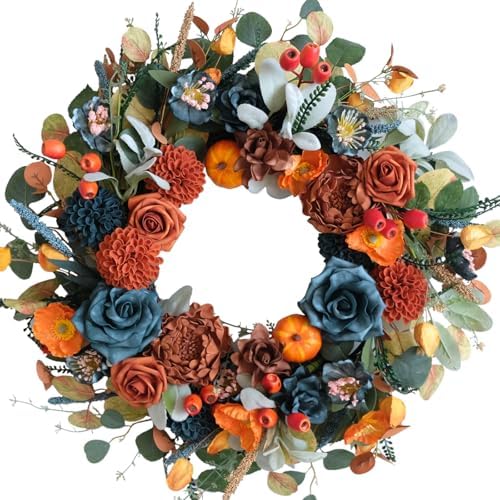 24 Inch Handcrafted Autumn Wreath Decor