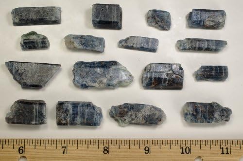 Fantasia 1 lb Translucent Blue Sapphire and Kyanite Rough Stones