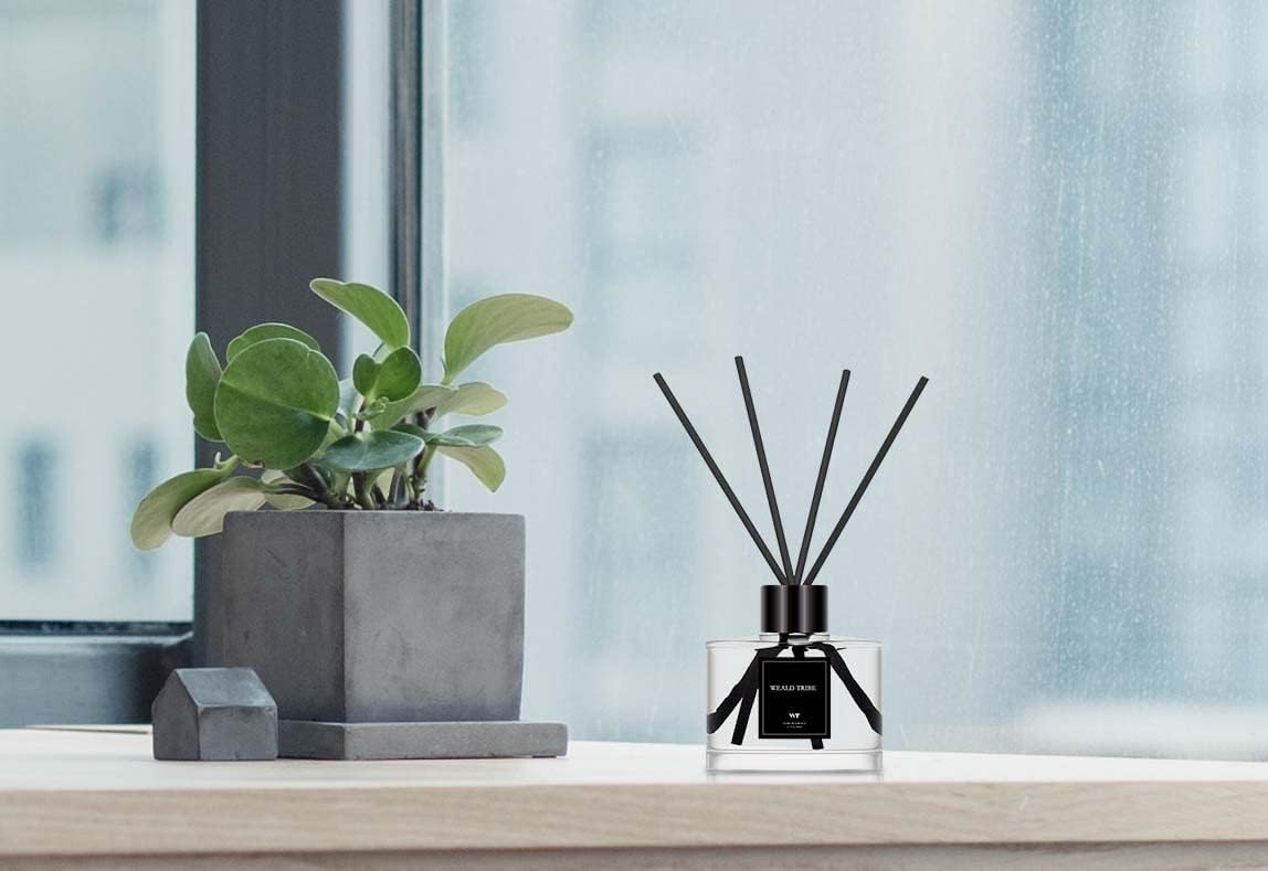 WEALD TRIBE Reed Diffuser Set of 3 for Home Bath