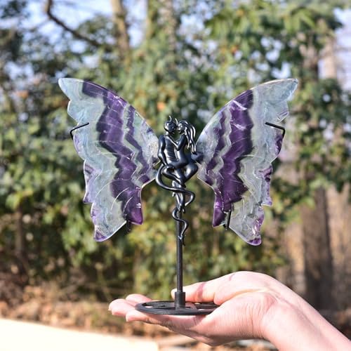 JIC Gem Crystal Butterfly with Stand Decorative Artwork