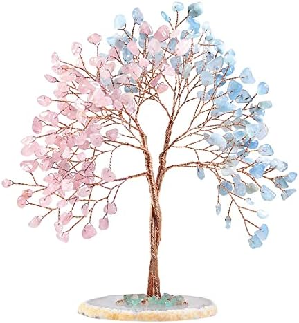 Rockcloud Pack of 2 Crystal Stones for Home Wedding Decor