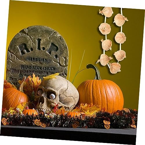 Magiclulu Artificial Garlic String Wreath Decor