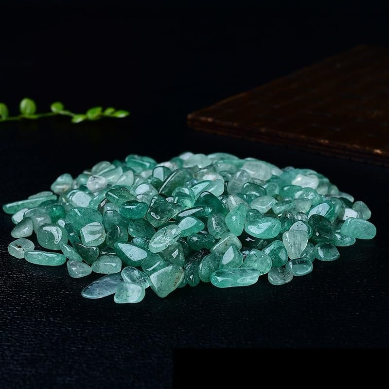 NASTYA Natural Green Crystal Gravel for Fountain Decoration