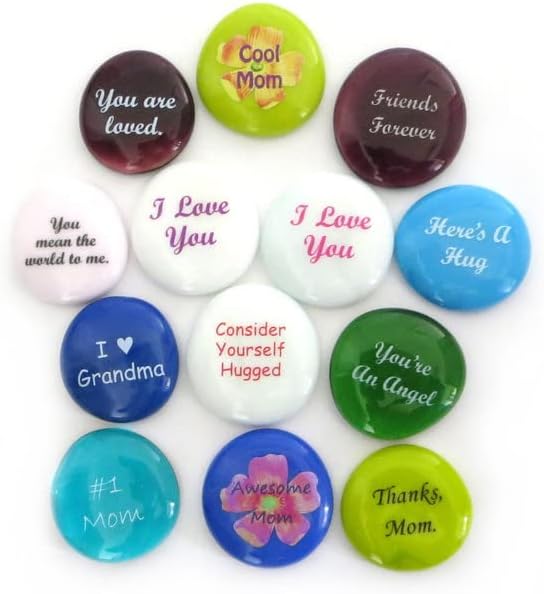 Lifeforce Glass Mothers Day Stones Set of 100