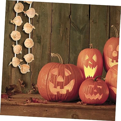 Magiclulu Artificial Garlic String Wreath Decor