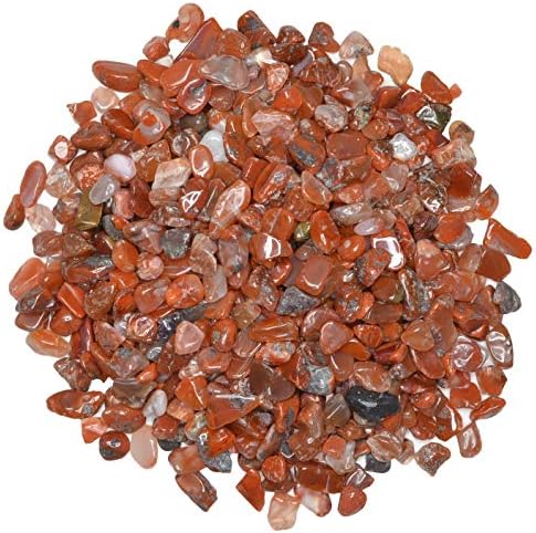 Hypnotic Gems 5 Lbs Polished South Redstone Rock Chips for Decor and Crafts