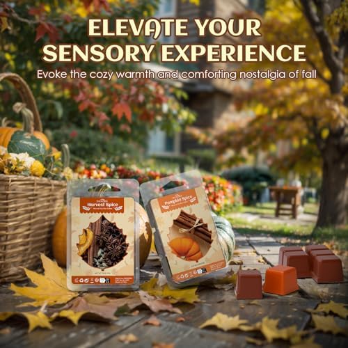 Snowsen Fall Wax Melts 8 Pack Soy Wax Cubes