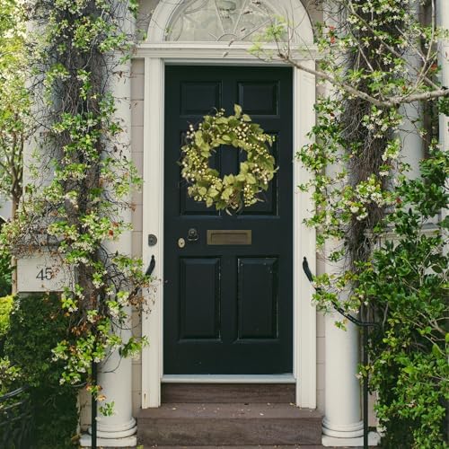 Spring Wreaths for Front Door 21 Inch Artificial Decor