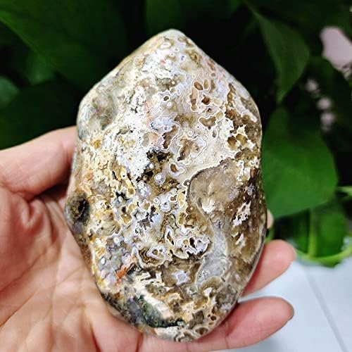 Natural Stones Sea Jade Crystal Flame Agate Mineral Specimen