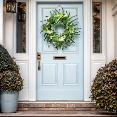 Eucalyptus Wreath for Front Door Spring Greenery Decor