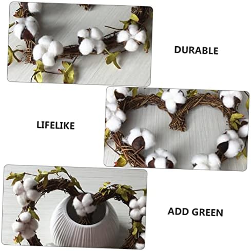 PRETYZOOM Heart-Shaped Cotton Garland for Home Decor