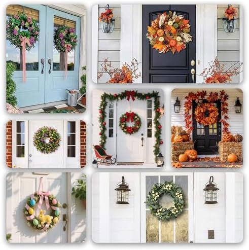 3 Pack 14 Inch Metal Wire Wreath Frames