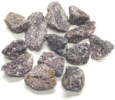Zentron Crystal Lepidolite Stones in Velvet Bag