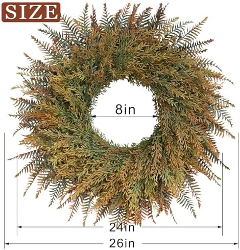26 Fall Wreath for Front Door and Porch Decor