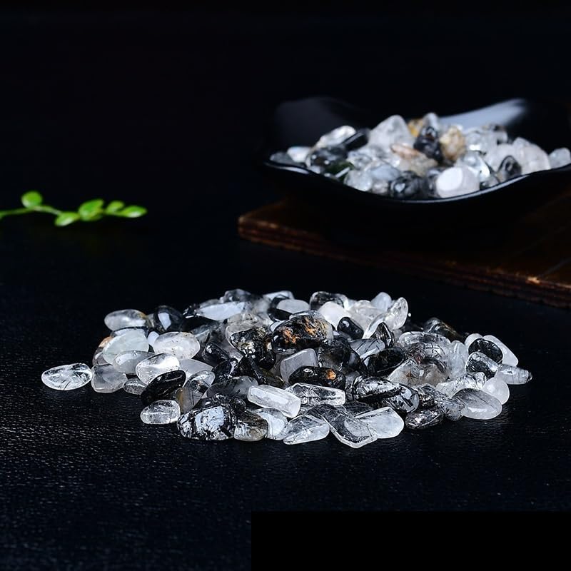 Natural Black Crystal Gravel 9-12mm for Fountain Decoration