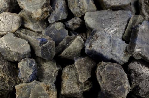 Fantasia Large Blue Sapphire Rough Stones 18 Lb