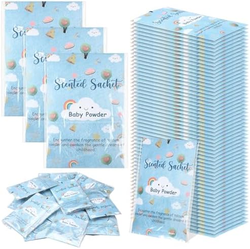 24 Pack Talcum Powder Scent Sachets for Home and Car Freshening