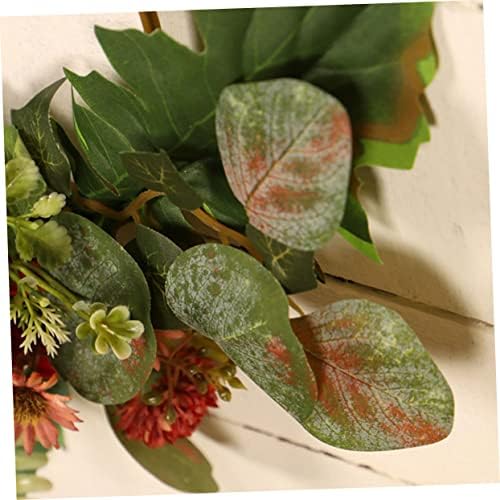 PRETYZOOM Artificial Sunflower Wreath for Thanksgiving Decor