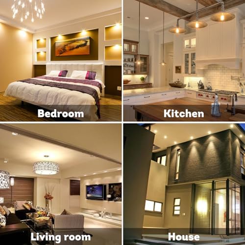 Mlogiroa 50W GU10 LED Candle Warmer Bulbs 6-Pack
