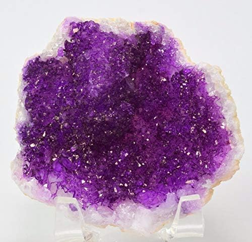 HQRP Dyed Lilac Quartz Geode Crystal Cluster - 25 Inch