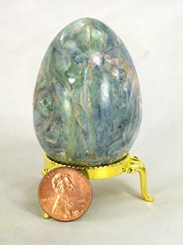 Kyanite Healing Egg with Stand Reiki Activated