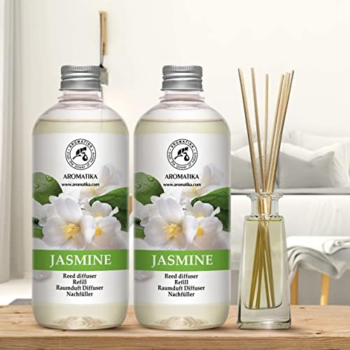 Jasmine Essential Oil Reed Diffuser Refill 2x500ml