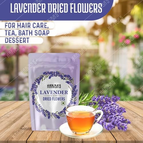 Organic Dried Lavender Flowers 20gm for Tea and Bath