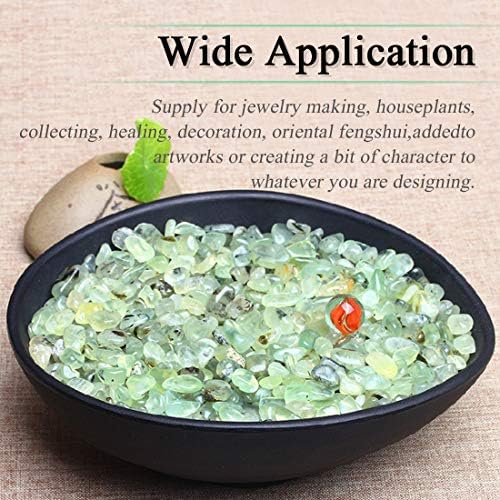 Swpeet Green Aventurine Tumbled Stones 11lbs for Jewelry and Decor