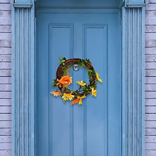 Grapevine Wreath Set 4 Pieces 10 Inch Natural Rattan Garland DIY Christmas Wedding Decor